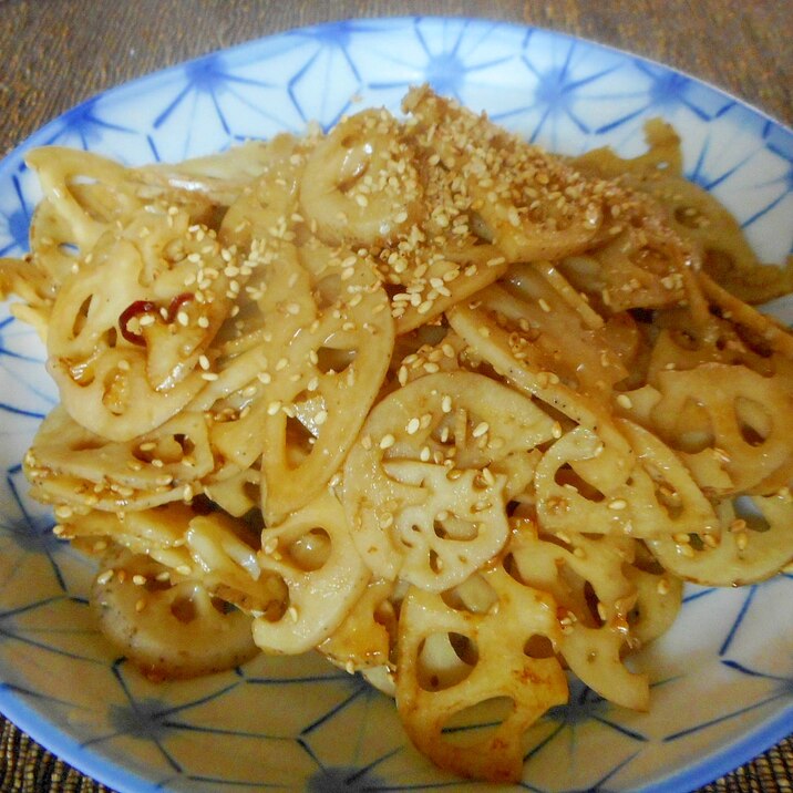 皮つきレンコンのきんぴら レシピ 作り方 By Mococo05 楽天レシピ